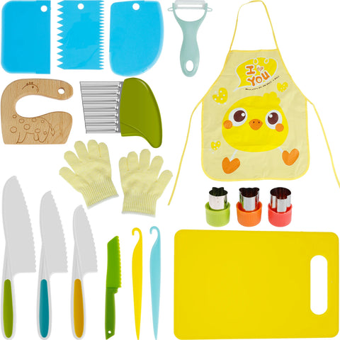 Kids Cooking Cutter Set Kitchen Baking Knife