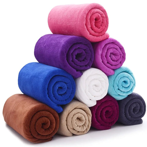 Microfiber bath towel, super large, soft, high absorption and quick-drying, sports, travel, no fading,  beauty salon towel