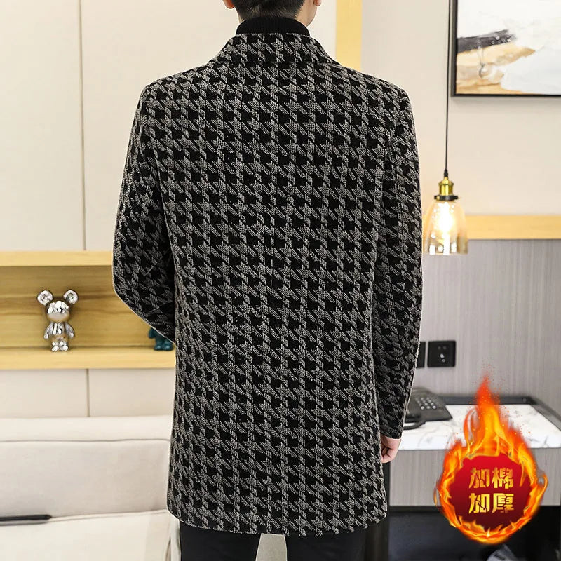 Wool Blends Jacket Men Fashion