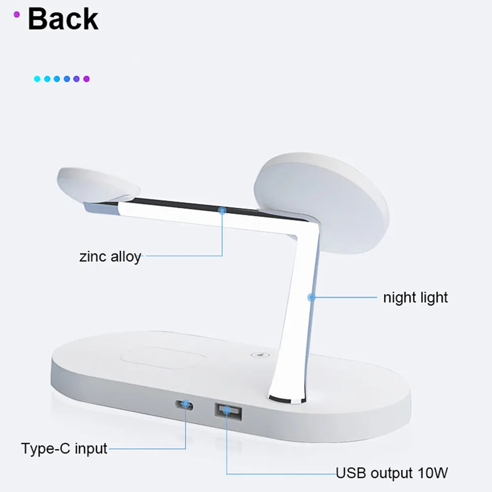 3 in 1 Wireless Charger Stand Magnetic For iPhone
