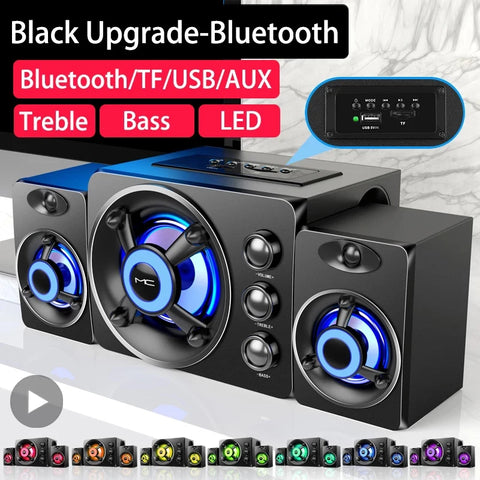 Audio Center Home Theater System For Computer PC TV Subwoofer Wireless Caixa De Som Bluetooth Speaker Music Sound Box Blutooth