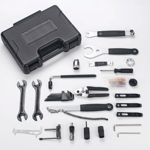 Bicycle Service Tool Kit Multiple Function Crank BB Bottom Bracket Hub Freewheel Pedal Spoke Chain Service