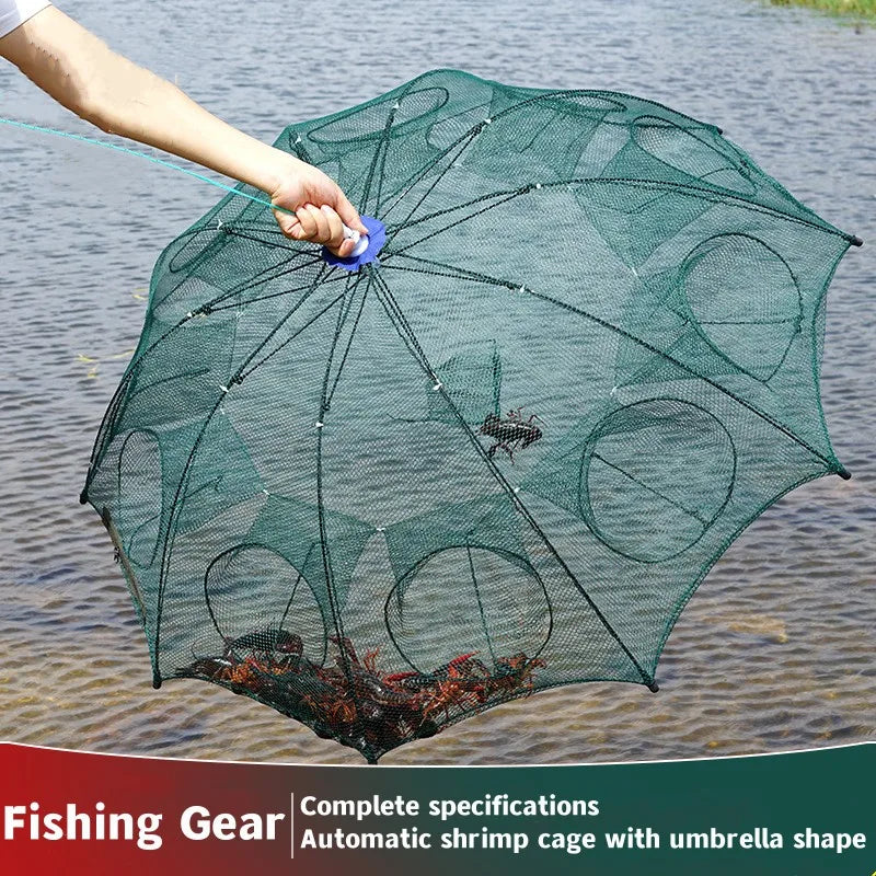 Cyrusher Umbrella Net Shrimp Cage Fishing Net Fish