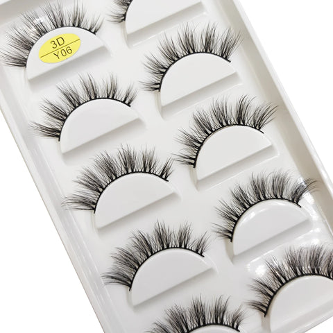 Natural Mink Lashes Short False Eyelashes