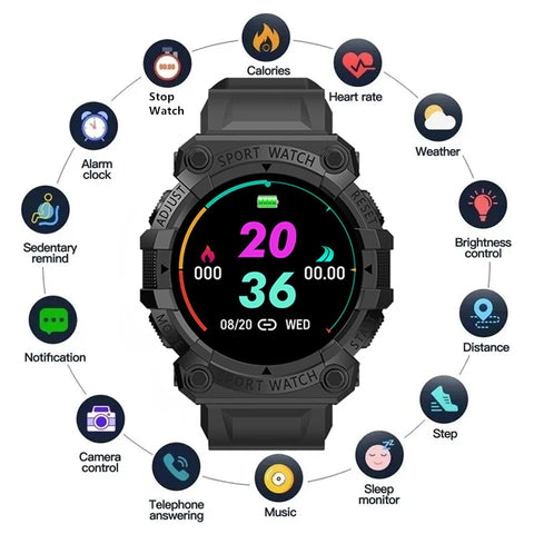 Y56 Smart Watch Bluetooth Smart Bracelet Blood Pressure Monitor Sport Fitness Tracker Men Women Smartwatch for Android and IOS