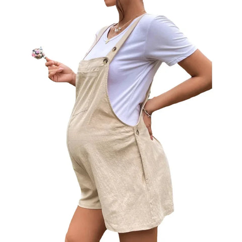 Maternity Jumpsuits Knee-length Plus Size