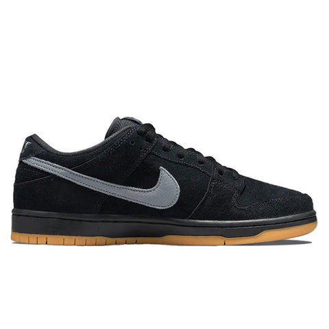 Nike Dunk Sb Pro Skateboarding Shoes for Men and Women Unisex Black Silver