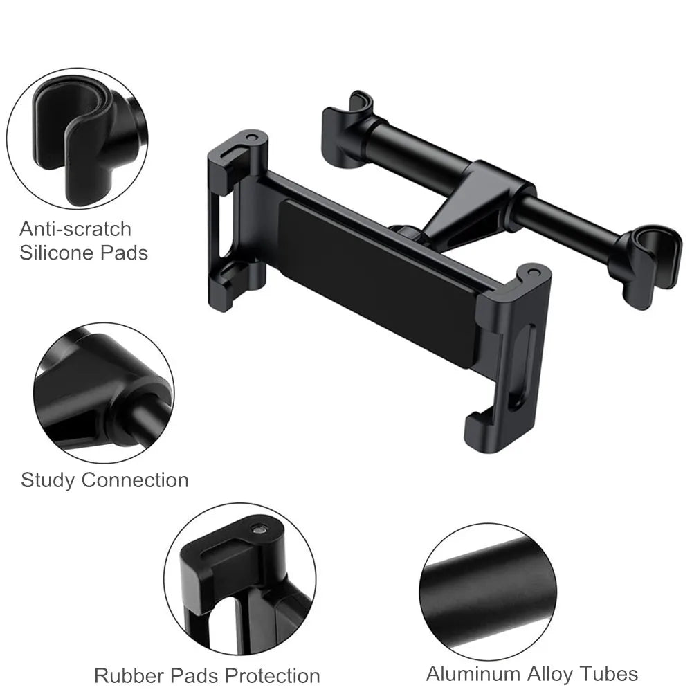 Tablet Car Holder For 4.7-13 in Tablet & Phone Holder Back Seat Headrest Mounting Holder Car Accessories For iPad Pro 12.9''