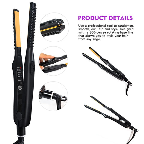 2 in 1 Hair Straightener Curling