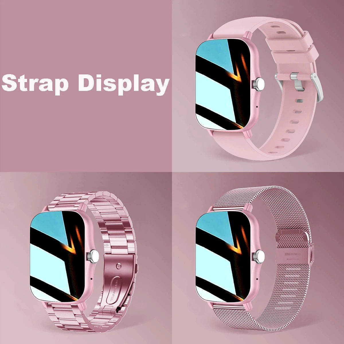 2024 New Smart Watch For Men Women Gift Full Touch Screen Sports Fitness Watches Bluetooth Calls Digital Smartwatch Wristwatch