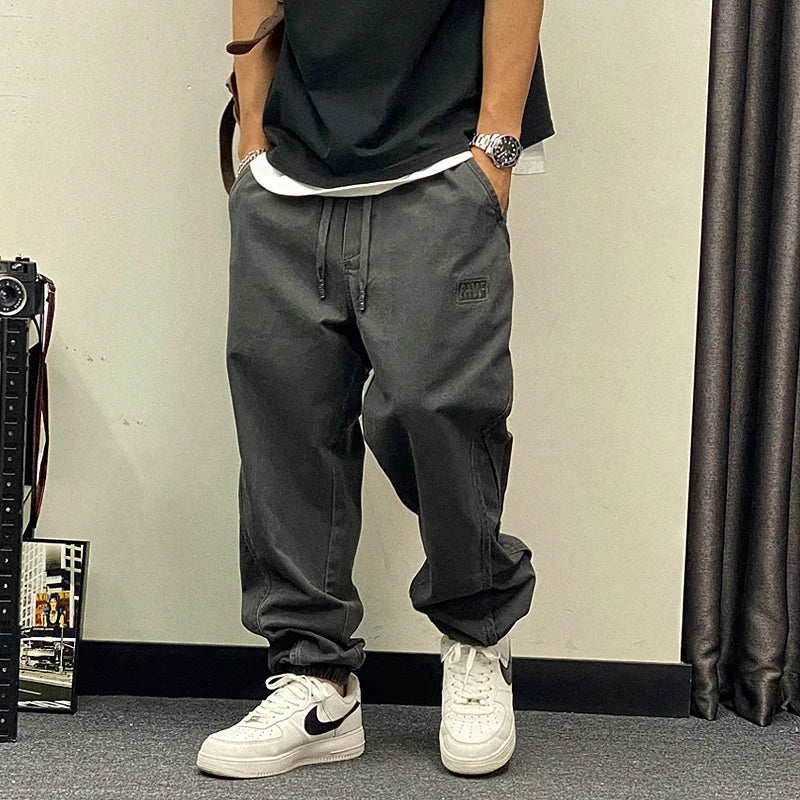 Casual Joggers Korean Hip Hop Baggy Trousers Male