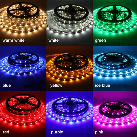 2835 LED Strip Light Button Battery Powered 3V DC 60LED/M Flexible LED SMD Tape Lamp Waterproof Home Decor 8mm PCB 0.5m 1m 2m