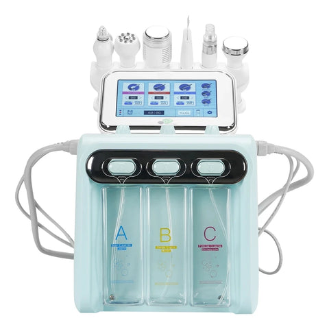 2024 6-in-1 Portable Hydro Dermatoration Skin Care Beauty  Machine Water Oxyge-n Jet Hydro Diamond Peeling Microdermarcation