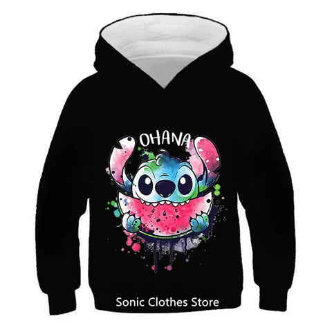 Children Hoodies Letter Cotton Kawaii Sweatshirt