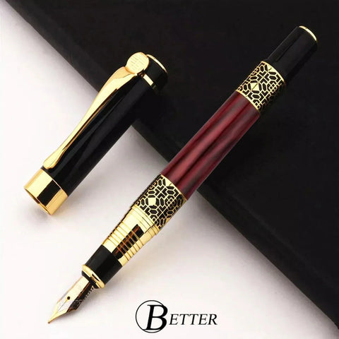 Metal Fountain Pens Retro Ink High Quality For Business