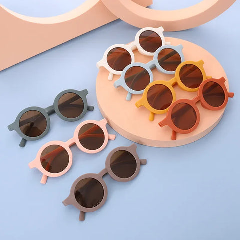 Baby Sunglasses Children Sun Glasses Round Street Beat