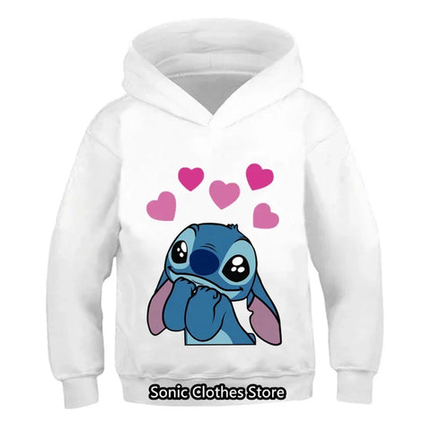 Children Hoodies Letter Cotton Kawaii Sweatshirt