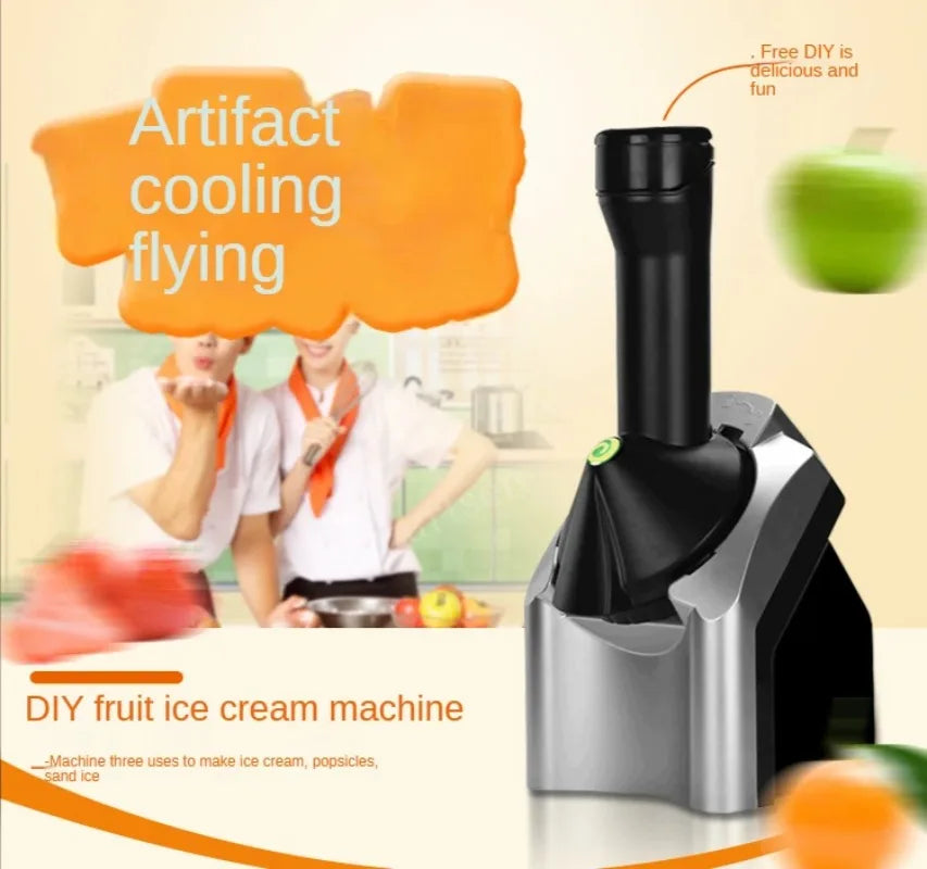 Household Automatic Fruit Ice Cream Machine For Children Milkshake Maker Frozen Dessert Maker Ice Cream Tool For ice Machine