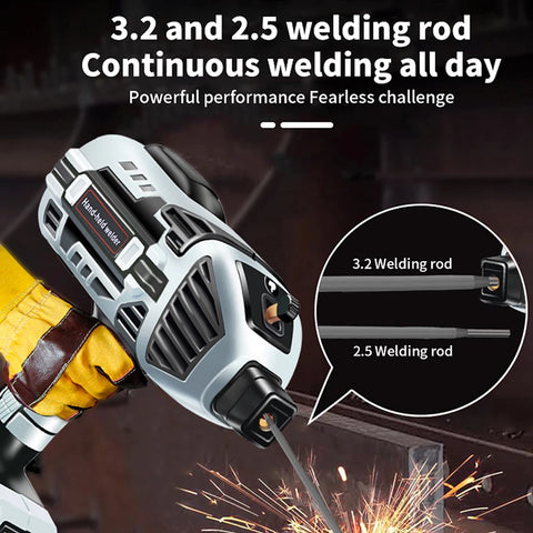 4600W Handheld Inverter ARC Welder 220V 110V Portable Automatic Electric Welding Machine And Mask Steel Brush Home DIY Soldering