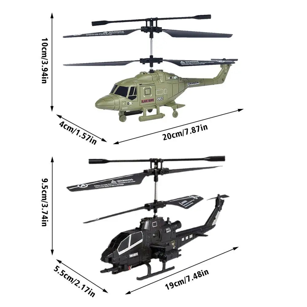 Remote Control Mini-aircraft Helicopter Simulation Model Drop-resistant Aircraft Children Outdoor Sports Toys Gifts With Lights