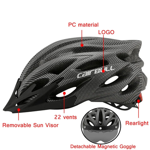 Outdoor Motorcycle Bicycle Taillight Helmet Removable Lens