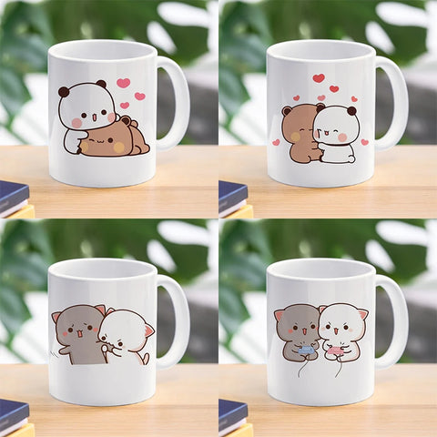 Panda Bear Bubu Dudu Coffee Milk Cup