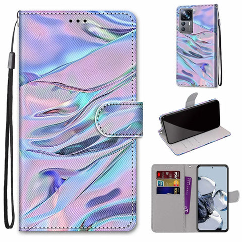 Flower Pattern Flip Case For Samsung Galaxy