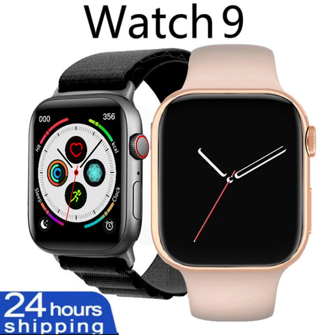 New GPS Smart Watch Men For Apple Watch 9 Series Always On Display Body Temperature BT Call NFC Women Smartwatch For IOS Android