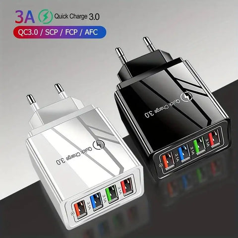 4 Ports Adapter QC 3.0 Quick Charge 3.0 USB