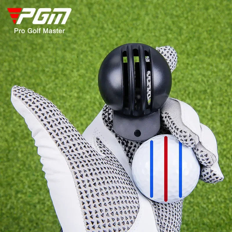 PGM 1pc Golf Ball Line Liner Drawing Marking Alignment Putting Tool and 2 Pieces Golf Ball Marker Pen, Golf Scribe Accessories