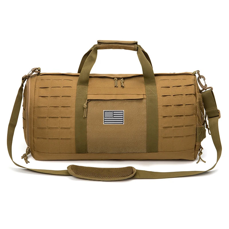 Military Fitness Training Bag With Shoe Basketball Weekender Bags