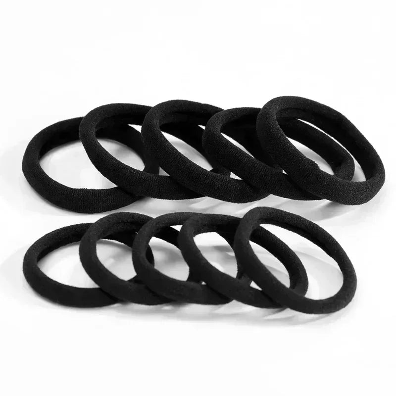 High Elastic Hair Bands for Women Girls Black Hairband Rubber Ties Ponytail Holder Scrunchies Kids Headband Hair Accessories