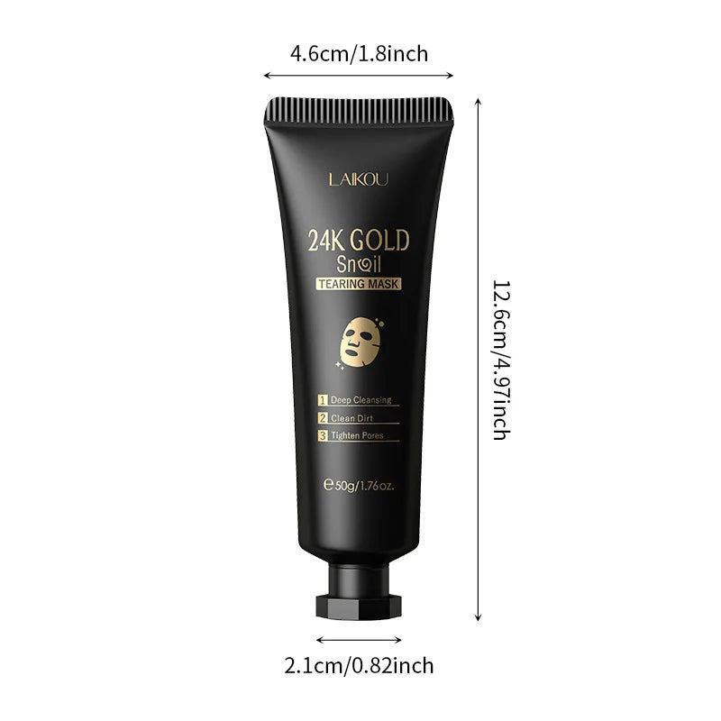 LAIKOU 24K Gold Sakura Peeling Face Mask