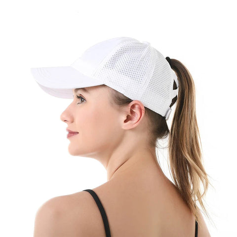 Sports Sunshade Ponytail Cap