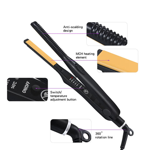 2 in 1 Hair Straightener Curling