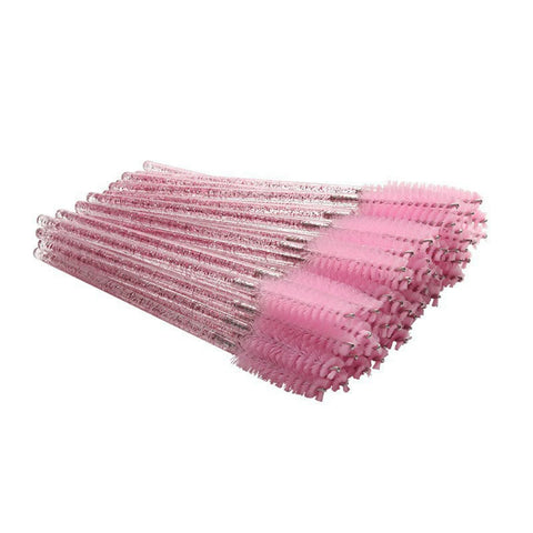 50Pcs Crystal Eyelash Brush