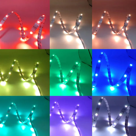 Led Strip Lights For Rooms Rgb 5050 Usb 5V Adhesive Tape Wifi Bluetooth Smart Tv Lights Ice String Ribbon Gaming Room Decoration