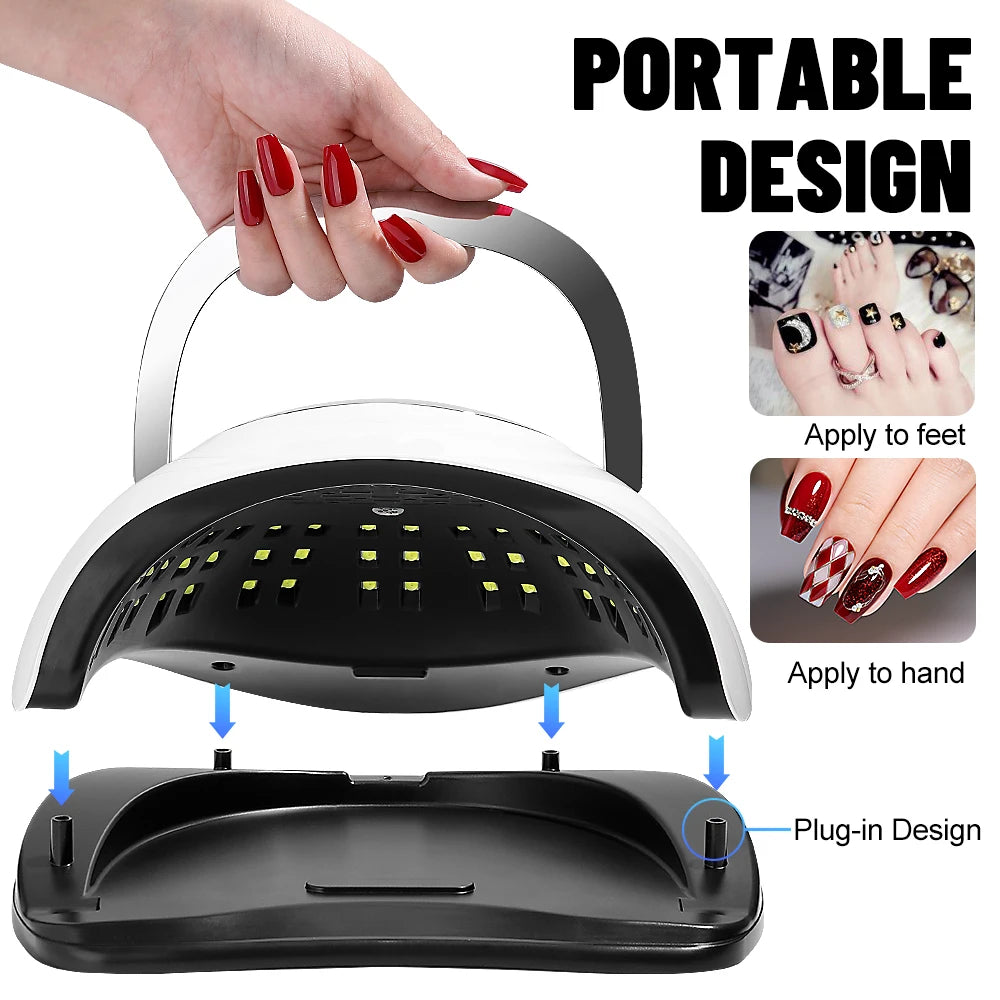 Touch Screen LED Nail Lamp For Curing All Gel Nail Polish  Professional Drying Lamp