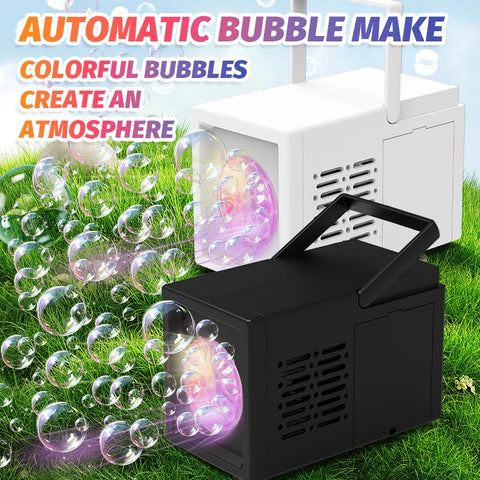 handheld electric bubble machine toy