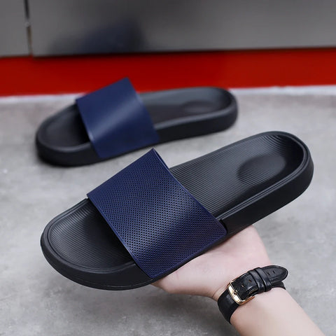 white sandals non-slip men's slippers