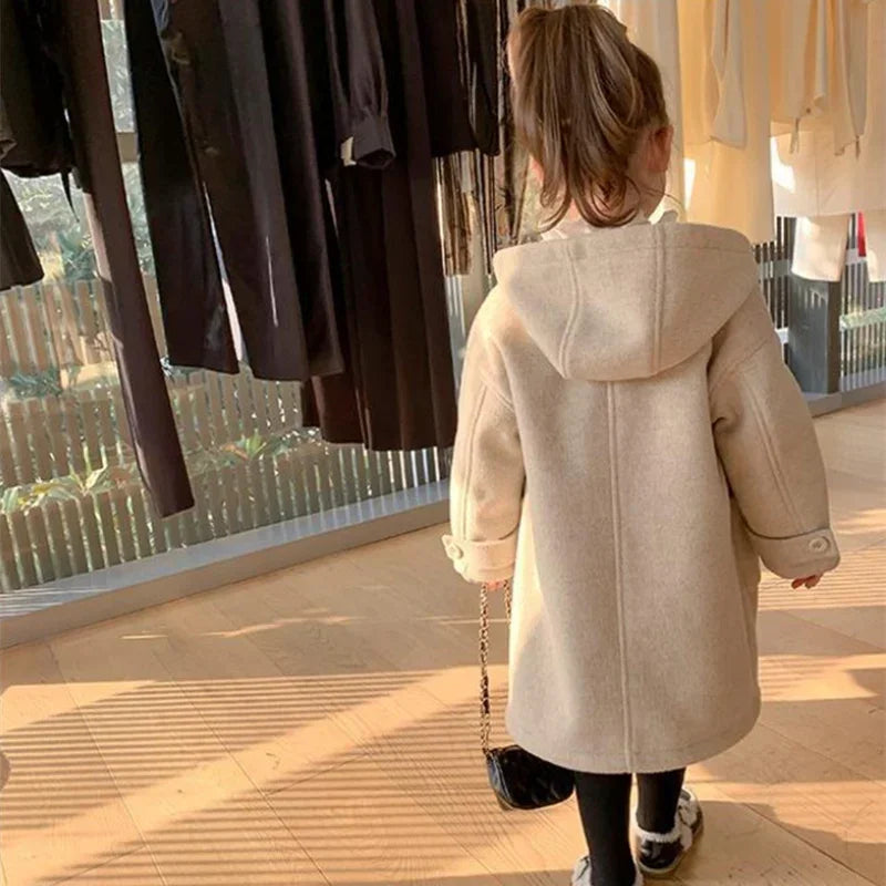 Girls Wool Coat Jacket