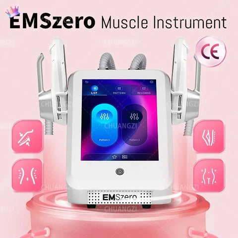 EMSzero Neo Slimming Machine 6500W Electromagnetic Muscle Stimulation Body Sculpting Pelvic Equipment 4 Handles Rf