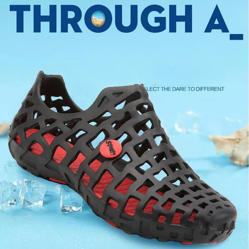 2021Summer Water Shoes Men Breathble Hollow Beach Sandals Upstream Aqua Shoes Women Quick Dry River Sea Slippers Diving Swimming