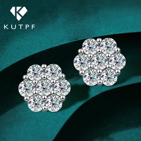 3/5mm Moissanite Diamond Stud Earrings