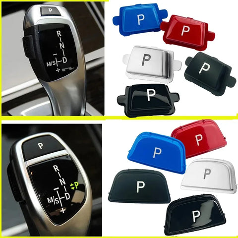 Car Gear Lever Auto Parking Button Letter P Button for BMW 1 2 3 4 5 7 Series F10 F11 F01 F02 X1 X3 X4 F30 F32 F48 F25