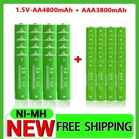 AA + AAA Rechargeable Alkaline Battery