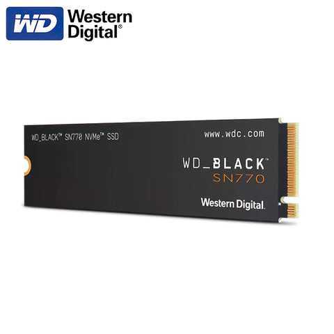 Western Digital WD BLACK SN770 NVMe SSD 2TB 1TB 500GB 250GB Internal Gaming Solid State Drive Gen4 PCIe M.2 2280 up to 5150 MB/s