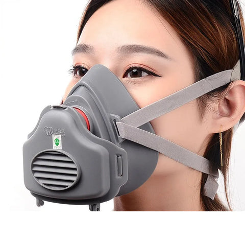 Work Filter Dust Proof Full Face Gas Mask Formaldehyde Protection