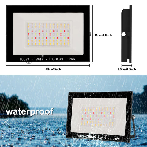 Ultra-thin 100W LED Flood Light