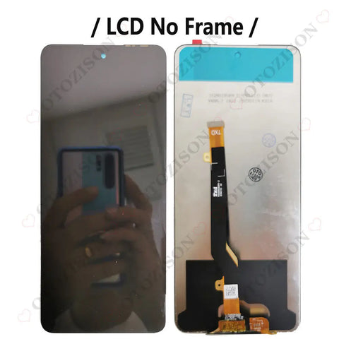 6.9" For Tecno Pova 2 LE7 LE7n LCD Display Screen Touch Panel Digitizer Sensor Assembly Replacement Pova2 LCDs Module Parts